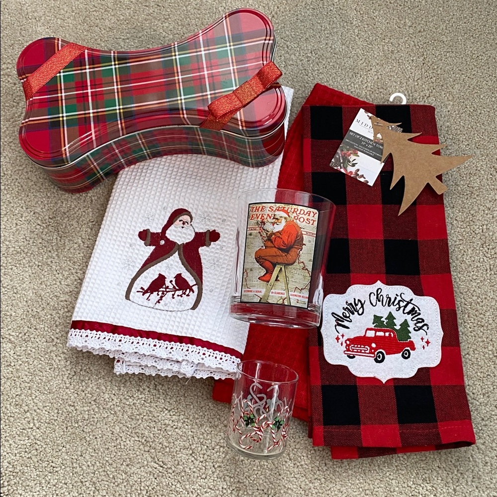 Festive Plaid Holiday Gift Set